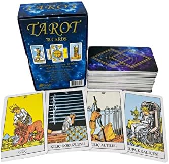 Tarot Kart Seti 78 Kartlı sadece Kart,