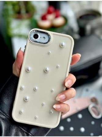 Iphone 7-8 - Se 2020 - Se 2022 Uyumlu Pearl 3D Oyuncak Tasarımlı Esnek Silikon Kılıf - Krempearl - Görsel 3