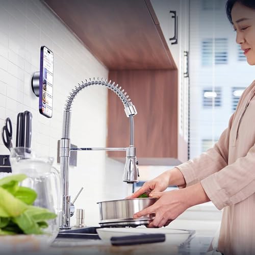 Vakumlu Araç İçi Telefon Tutucu Cama Torpido Üstü Araç Gögse Vakum Sayesin Çok Güçlü Manyetik Tutucu İphone 12-16 pro max Telefon Tutucu Elektronik Vakum Çekici Premium - Görsel 3