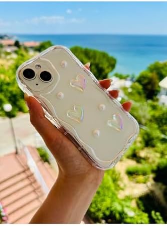 Iphone 13 Ve 14 ile Uyumlu 3d Oyuncaklı Inci Tasarımlı Esnek Silikon Kılıf - Görsel 2