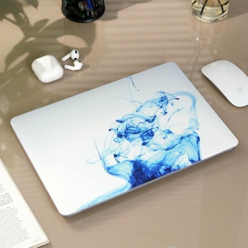 Alternative view of MacBook Pro 15 Renkli Desenli Kılıf A1707 A1990 Uyumlu Baskılı Sert Kılıf İnce Hafif Koruyucu Kapak Mavi