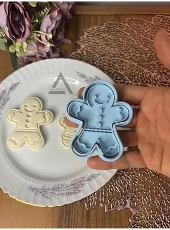 Gingerbread Kurabiye Adam & Kurabiye Kadın Kurabiye Kalıp Seti (2'Li)
