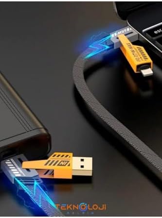 Şarj Kablosu 27W ve 65W Hızlı Şarj Type-C Iphone Hepsi İle Uyumlu Paraşüt İpinden Kopmaz Kablo
