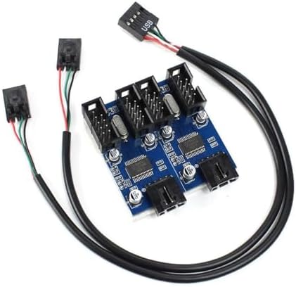 9 Pin USB Çoklayıcı Anakart Için 4 Port USB 2.0 Çoklayıcı