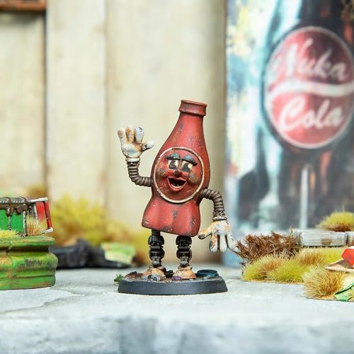 Modiphius Eğlence: Serpinti: Wasteland Warfare: Nuka World N.I.R.A. Minyatür - 1 Figür, Boyasız 32mm Çok Parçalı Reçine Minyatür ve Taban, RPG - Görsel 2