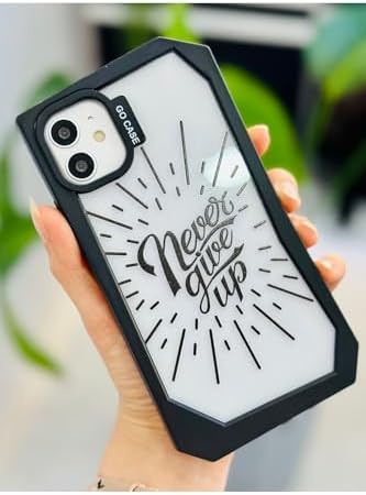 Iphone 11 ile Uyumlu Kenarı Asimetrik Baskı Tasarımlı Yumuşak Silikon Kılıf