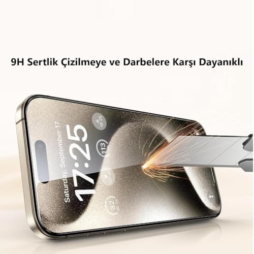 Apple iPhone 16 Ekran Koruyucu Nano Şeffaf Esnek 9H - Görsel 3