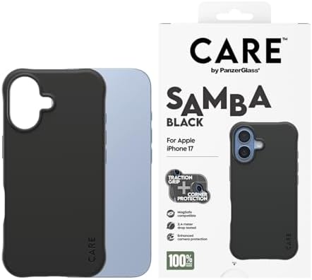 CARE by PanzerGlass iPhone 17 Samba Siyah MagSafe Uyumlu Kılıf - Görsel 3