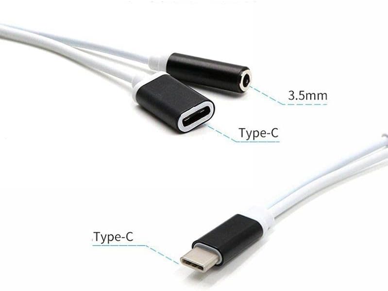 Alternative view of Type C To 3.5mm Stereo Kulaklık Şarj Çevirici Dönüştürücü Adaptör