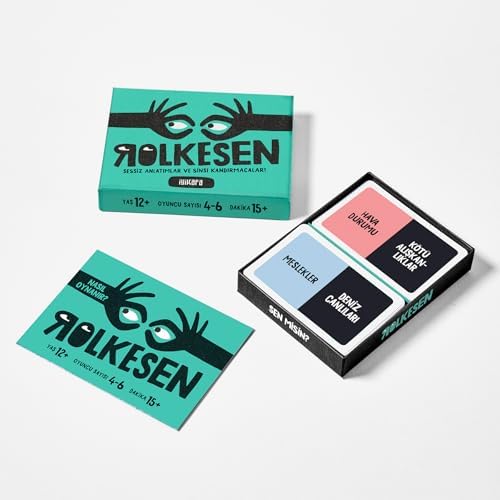 Rolkesen – Canlandırma Parti Kutu Oyunu | Canlandır, Rolkesen’i Bul, Puan Kazan | 4-6 Oyuncu 12+ Yaş | Kahkaha Garantili Anlar - Görsel 3