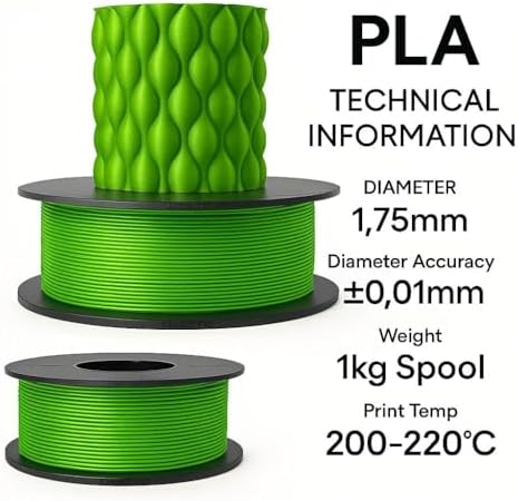 Pla+ Filament 1.75mm 1 Kg - Açık Yeşil