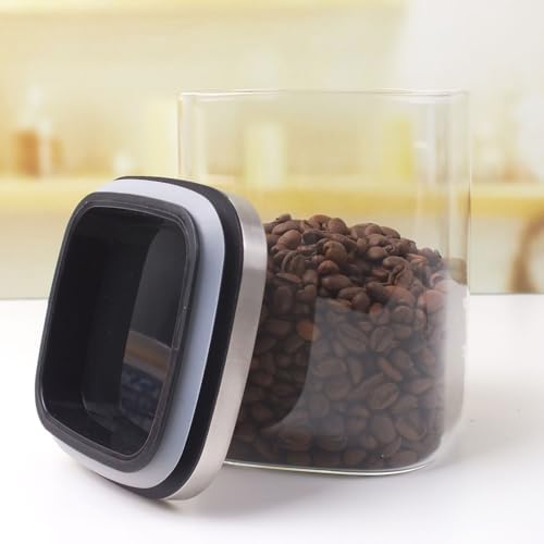 Alternative view of 700ml Sızdırmaz Vakumlu Metal Kapaklı Borosilikat Cam Kavanoz – Hava Geçirmez & Dayanıklı Gıda Saklama Kabı (10cm x 13cm)