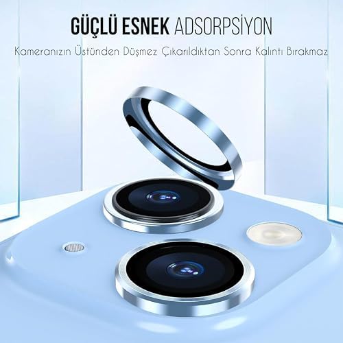 Xiaomi Poco X8 Pro ile uyumlu Kamera Lens Koruma CL-07 Görüş Açısını Bozmayan Yüksek çözünürlüklü Premium Kamera Lens Koruma Siyah - Görsel 3