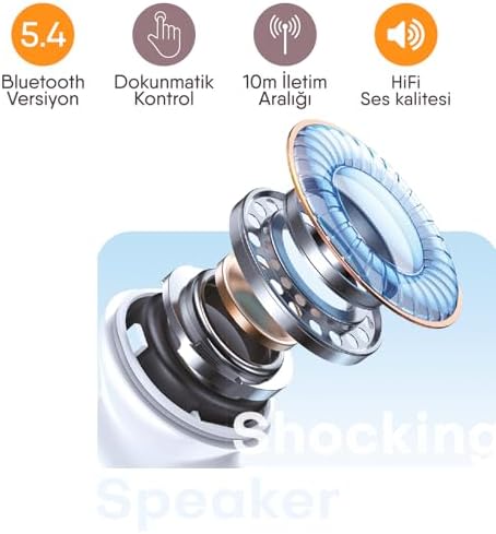 Alternative view of Forte Bluetooth Kulaklık 5.4 – ENC Teknolojili - Gürültü Azaltmalı