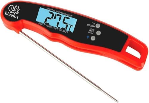 Alternative view of Dijital Hızlı Okunan Mutfak Termometresi - Mıknatıslı, Katlanabilir, Arkadan Aydınlatmalı Ekran, 240° Dönebilen Prob, -50°C-300°C Aralığı