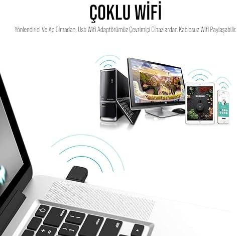 Alternative view of Mini Usb Wifi Adaptör 300 Mbps Uyumlu (W-1)