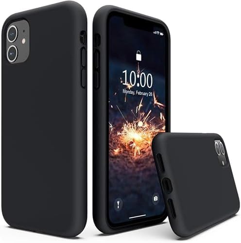 Apple iPhone 11 Kılıf 6.1 ile Uyumlu, İnce Sıvı Silikon 3 Katmanlı Tam Kaplamalı Yumuşak Jel Kauçuk Kılıf Kapak 6.1 inç, Kuzey Mavisi - Görsel 2