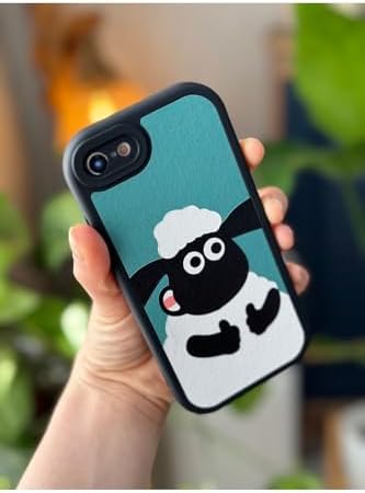 Iphone 7 Plus Ve 8 Plus ile Uyumlu Koyun Tasarım Kılıf - Görsel 2
