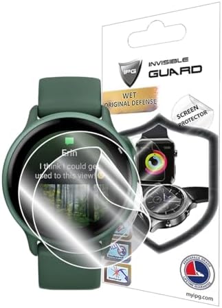 Garmin VivoActive 6 - VivoActive 5 GPS Smartwatch Hidrojel Ekran Koruyucu (2 Adet) Görünmez HD Şeffaf Film Çizilmez Koruma-Pürüzsüz/Kendi Kendini İyileştirme/Kabarcık ViAc5-6 için - Görsel 2