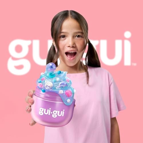 GUI GUI Slime Kit - Kokulu Balçık 1'li Paket - Nihai Slime Glow-Up'ınızı Özelleştirmek için 5 Adımlı Kendin Yap İşlemi, Açılıp Kapanabilir ve Yeniden Kullanılabilir Konteyner, ASMR Deneyimi, 13. Sezon
