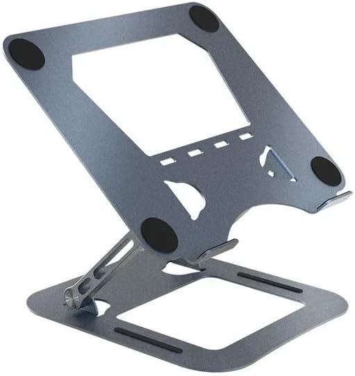 Daytona DYT-815 Metal Ergonomik Macbook Uyumlu Katlanabilir Laptop Standı (Koyu Gri)