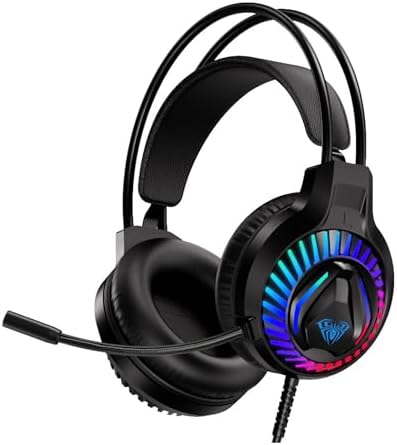 Aula S605 Rainbow 3.5mm Jack, USB Gaming Mikrofonlu Oyuncu Kulaklığı - Görsel 3