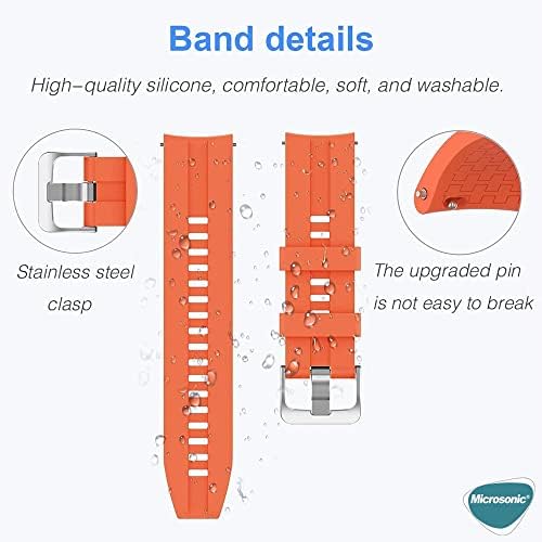 Galaxy Watch 5 Pro 45mm Kordon, Silicone RapidBands Siyah