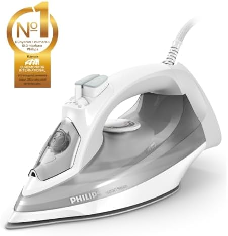 5000 Serisi Buharlı Ütü – 2400W, 40g/dk Sürekli Buhar, 160g Şok, SteamGlide Plus Taban, Dahili Kireç Temizleme, Damlatmaz Sistem, Dikey Kullanım Özelliği (DST5010/10) - Görsel 3