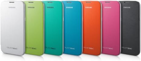Orijinal koruyucu ekran kapağı/Flip-Cover EFC-1J9FLEGSTD (Galaxy Note 2 / Note 2 LTE ile uyumlu) limon yeşili