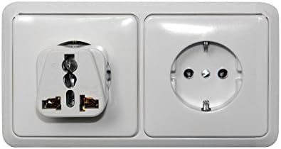 Oramics Evrensel Adaptör Seyahat Fişi Beyaz AB Normu - 250V AC 10~16A