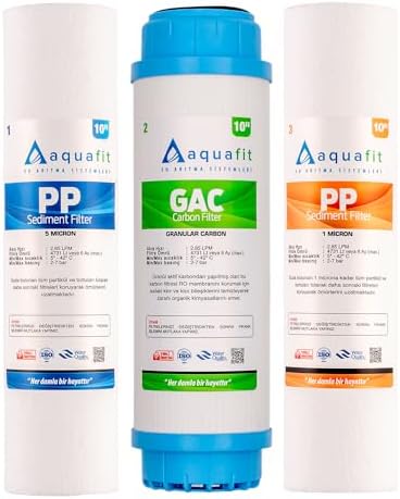 Aquafit Açık Kasa Su Arıtma Cihazı 3'lü Su Arıtma Ön Filtresi - Görsel 3