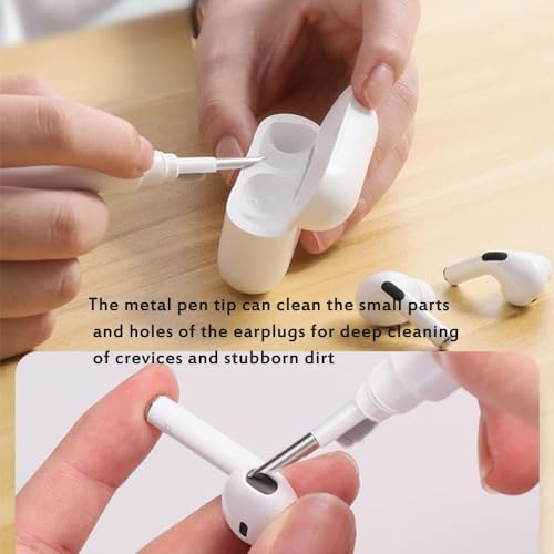 Alternative view of 5'i 1 Arada Klavye ve Kulaklık Temizleme Seti - AirPods 1/2/3/Pro, PC, Dizüstü Bilgisayar, Cep Telefonu, Kamera İçin Aksesuar
