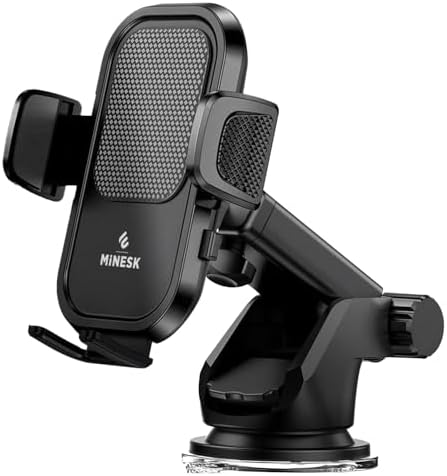 Otomatik Klipsli Araba Telefon Tutucu Cam Ve Torpido için Yüksek Kalite Yapışkan, Ayarlanabilir Yükseklik ve Yakınlık Ergonomik Tasarım - Görsel 2