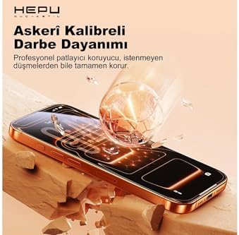Hepu Armor Premium Apple Iphone Ekran Koruyucu 9H iphone 17/iphone/16 iphone 15/iphone 14/13/12/11 Tüm modeller İçin HD Ekran Koruyucu Darbelere Karşı Dayanıklı Temperli Cam (IPHONE 11/XR) - Görsel 3