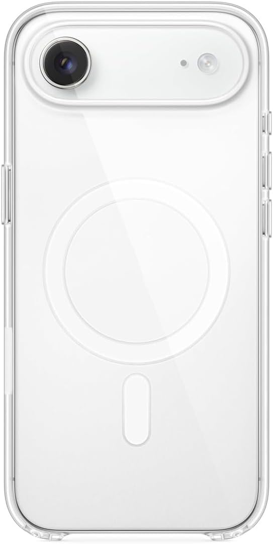 iPhone 17 Air ile Uyumlu IC Çipli Animasyonlu M-Safe Sararmaz PC Premium Slim Şeffaf Kılıf - Görsel 3