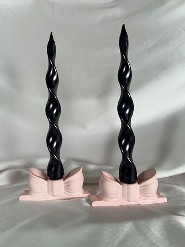 Alternative view of Pinterest Tasarımı 2 Adet Pürüzsüz Fiyonk Şamdan (Pembe)