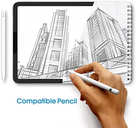 Apple iPad 7. Nesil İçin Kağıt Hissi Veren Ekran Koruyucu 10.2 inç Pencil Uyumlu