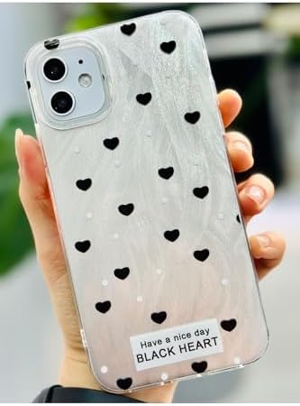 Alternative view of Iphone 11 ile Uyumlu Shine Kalp Tasarımlı Renk Geçişli Parlak Silikon Korumalı Kılıf