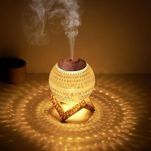 Alternative view of Küre Mini USB Nemlendirici & Gece Lambası – 7 Renk LED, Otomatik Kapanma, 350 ml Kapasiteli Hava Nemlendirme ve Aromaterapi Difüzörü