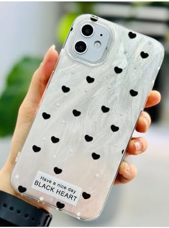 Iphone 11 ile Uyumlu Shine Kalp Tasarımlı Renk Geçişli Parlak Silikon Korumalı Kılıf