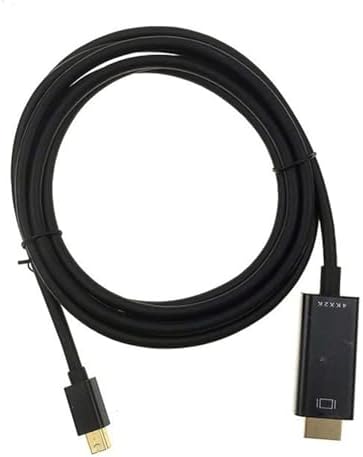 Mini DisplayPort to HDMI Kablo – 4K UHD 1080P Destekli, Tak Çalıştır, Ses ve Görüntü Aktarım Adaptörü, Laptop – Monitör – TV Bağlantısı için Dönüştürücü Kablo | 1.8 Metre | ZR167