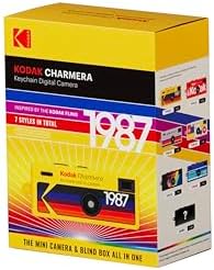 CHARMERA Anahtarlık Dijital Fotoğraf Makinesi Sürpriz Kutu Tekli Kutu (1 Adet) Mini Kamera, Dijital Kamera,Video Kayıt,Çanta Süsü,1.6MP, Mikro SD Kart Yuvası,Yeni Başlayanlar,Gençler ve İçin - Görsel 3
