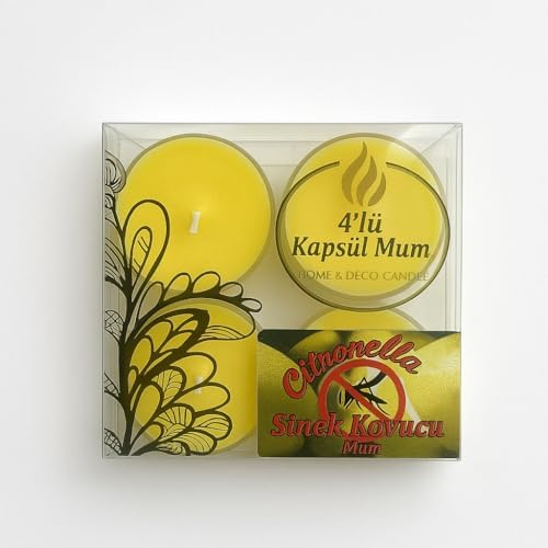 Alternative view of SİNEK KOVUCU MUM - 4'LÜ CİTRONELLA SİNEK KOVUCU KAPSÜL MUM