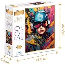 Pilot Kadın 500 Parça 2,2mm Kalınlık 48x33cm Profesyonel Hobi Puzzle Yapboz Serisi