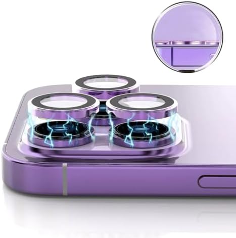 iPhone 12 Pro Max ile uyumlu Görüş Açısını Bozmayan Yüksek çözünürlüklü dizayn Z-CL-12 Premium Advice Safir Kamera Lens Koruma Gold - Görsel 3