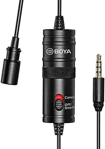 Alternative view of Boya by-M1 akıllı telefon ve /Nikon Kamera için 3,5 mm Lavalier-mikrofon, siyah, kullanma kılavuzu İngilizce dil