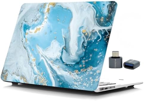 MacBook Pro 13 Mermer Desenli Kılıf A1706 A1708 A1989 A2159 A2251 A2289 A2338 M1 M2 Uyumlu İnce Hafif Sert Kapak Koruyucu Kılıf R-847 - Görsel 3