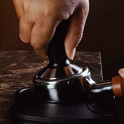 Kahve Tamperi - Aluminyum Ergonomik Sap - Düz Tabanlı - Kahve Düzleştirici - Çap: 58 mm - Profesyonel Kahve Makinesi Tamperi, Çok Renkli - Görsel 2