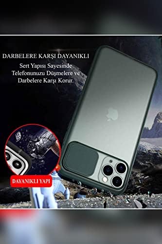 Alternative view of Apple iPhone 13 ile Uyumlu Kapak Lensi Açılır Kapanır Kamera Korumalı Kılıf - Siyah