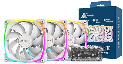 AX 120MM - PWM Fan - Sessiz Performans - Yüksek Hızlı 1600PWM - HDB Rulmanlı Üst Düzey Dayanıklılık - Çarpıcı Dış Halka ARGB Aydınlatma Tasarımı - 6X6 Fan Hub'lı 3'ü 1 Arada Paket